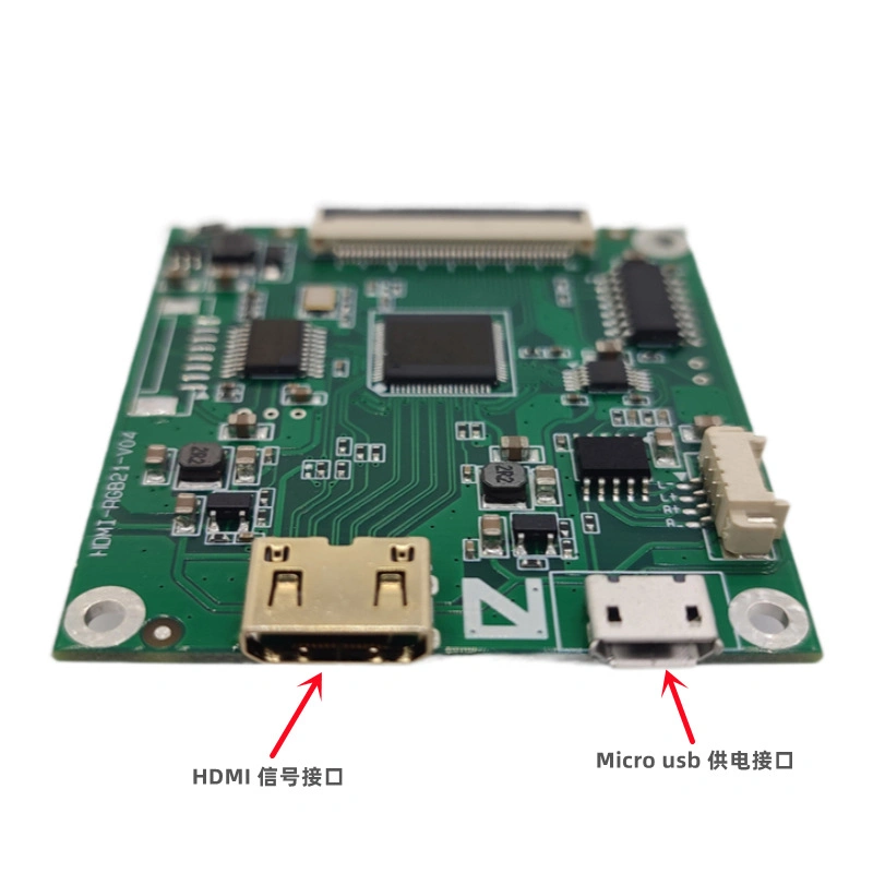 Golden Vision 2.8 Inch 480*480 Round TFT, 40 Pins Mipi Interface with HDMI Board, 300CD/M2