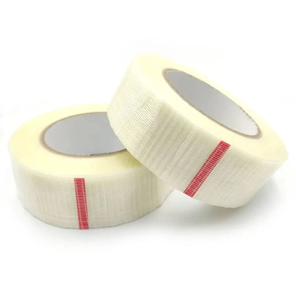 Bi-Directional Synthetic Rubber 150mic Strength Filament Fiberglass Tape