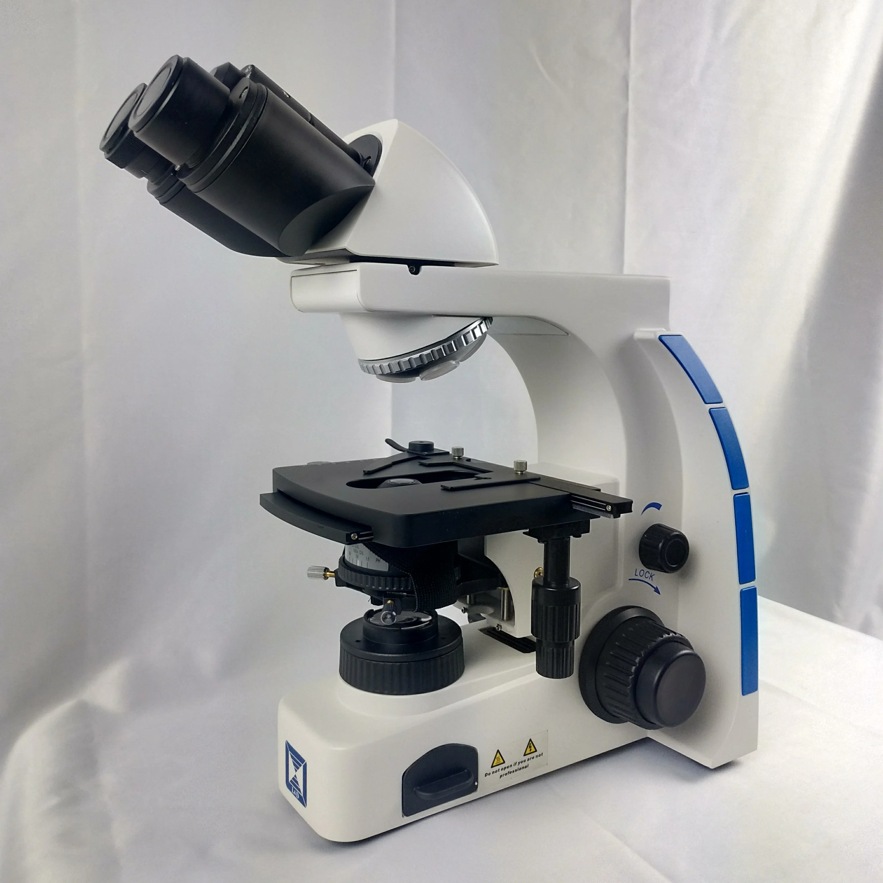 Manual Routine Trinocular Biological Microscope for Student Education (LB-202)