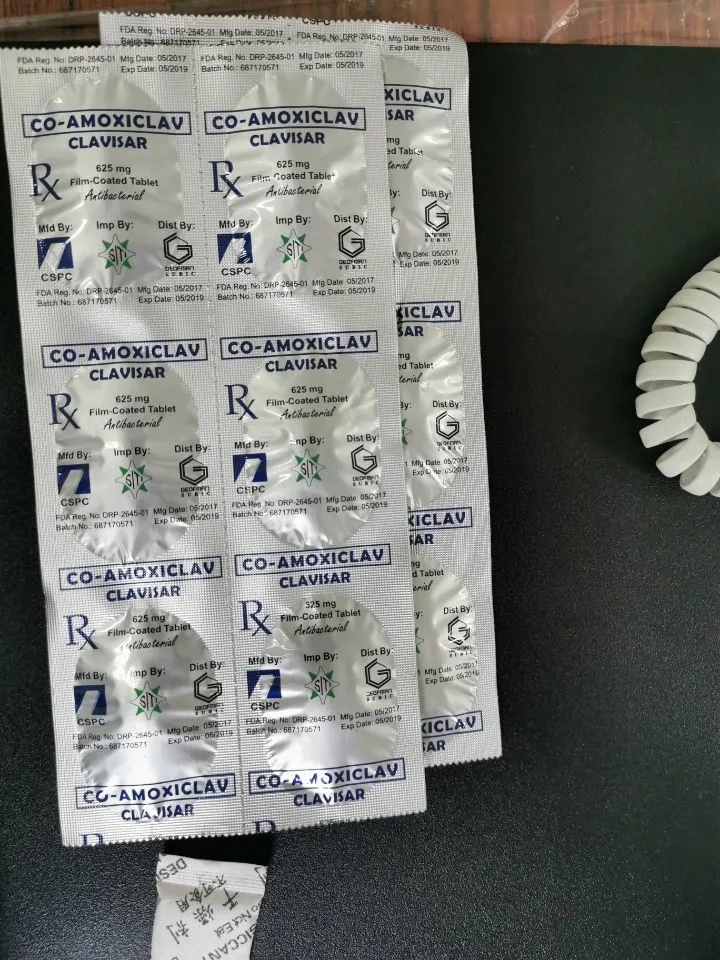 L'amoxicilline et clavulanate de potassium 375mg comprimé, 625MG, 1g