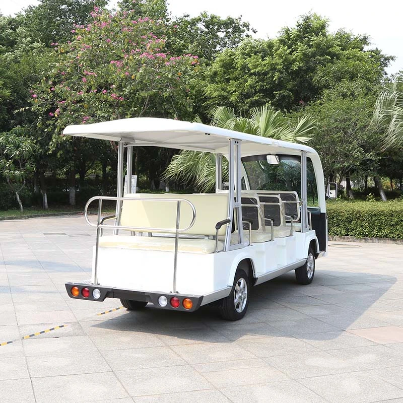 Sightseeing Car Amusement Park 14 Seats Electric Battery Tourist Shuttle Car (DN-14F-9)