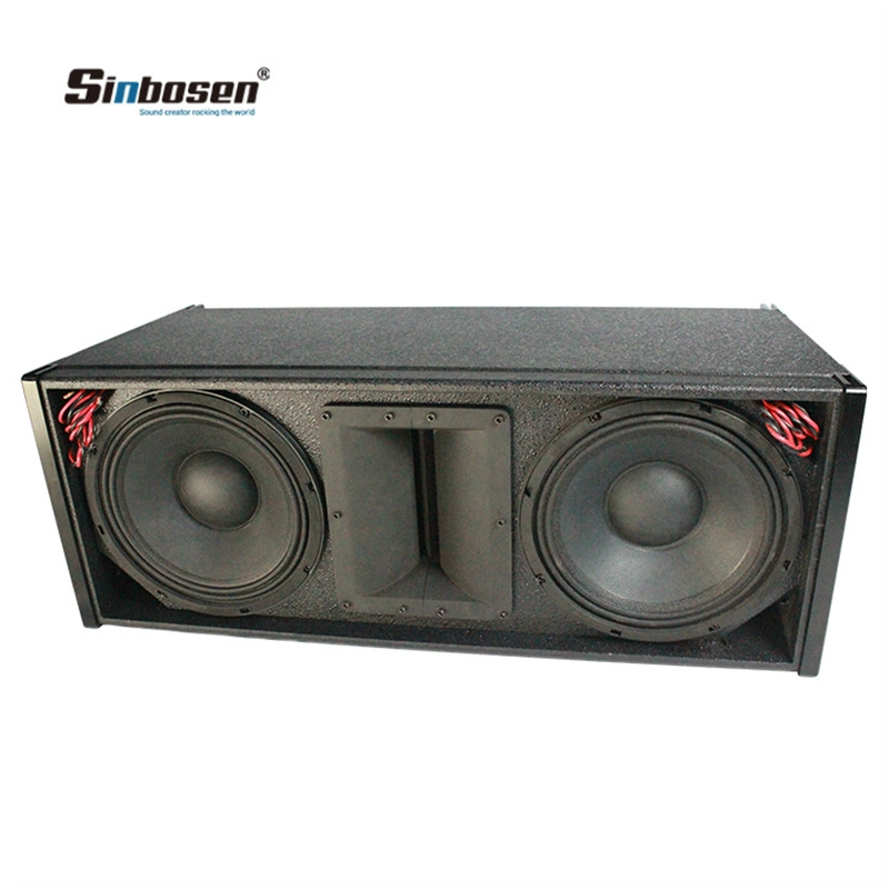 Altavoces de madera profesional SN2010 Dual de altavoces de rango completo de line array 10 pulg.