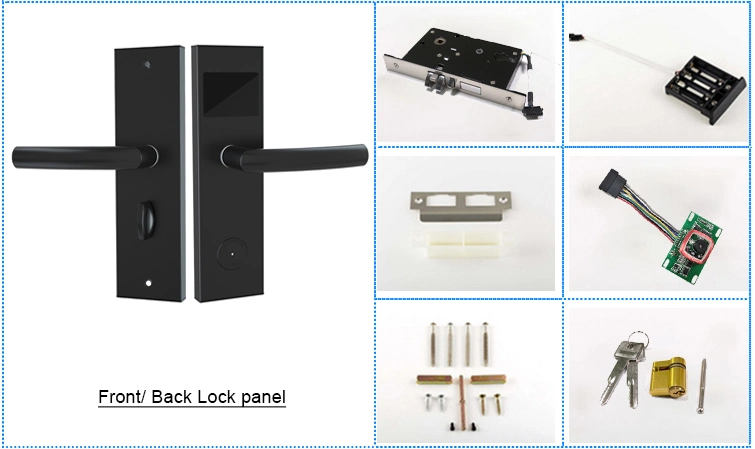 OEM Electronic European Mortise RFID Card Hotel Door Lock System