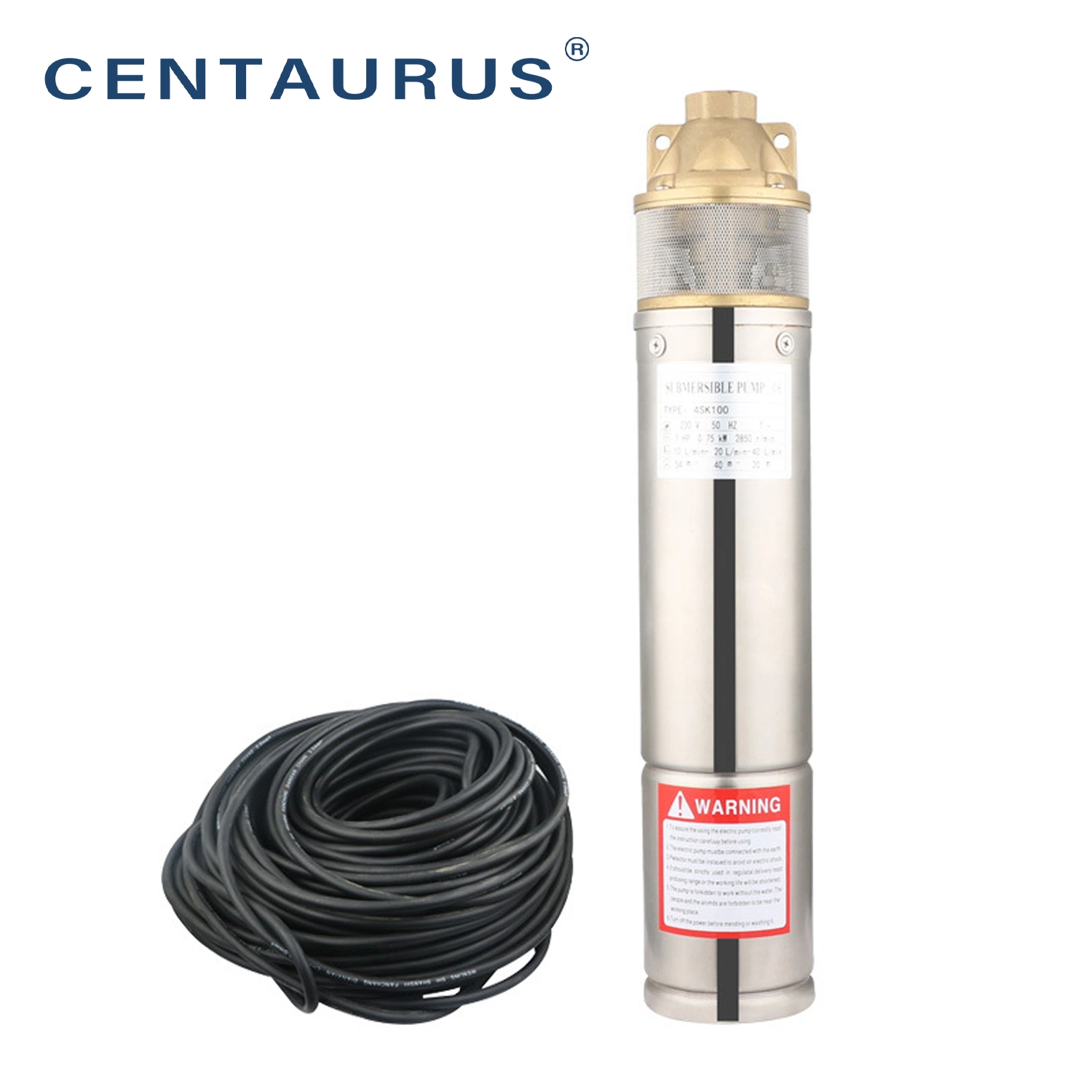 Electric High Pressure Tube Deep Well Submersible Water Pump