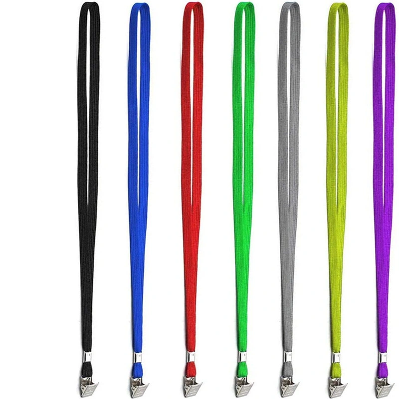 Custom Colored Badge Lanyards with Clip for ID Badge Holders