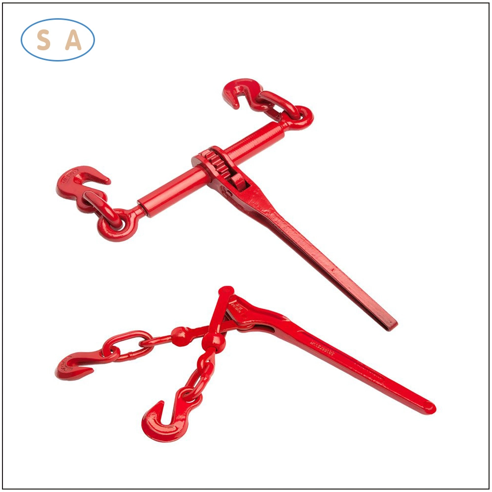 Marine Metal Rigging Forging mano Ratchet cable Puller Tightener con Ganchos