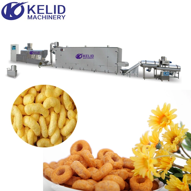 Best Price Cheese Corn Ring Puff Snacks Food Production Line