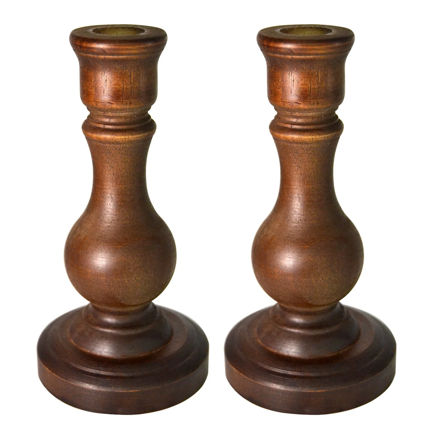 Hot Selling European Style Wood Taper Candle Holders