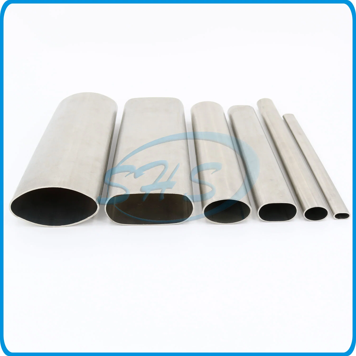 Stainless Steel Oval Pipes (Tubes) as Auto Fittings