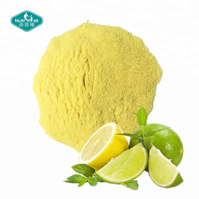 Organic Fruit Extract Supplier Lemon Fruit Freeze Dried Lime Powder for Lemon Tea and Dessert Cake