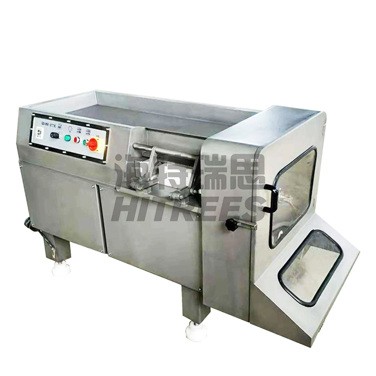 Frozen Meat Bone Cutting Machine Industrial Frozen Meat Cutting Machine Automatic Fresh Meat Cutting Machine Meat Cube Dicing Cutting Machine