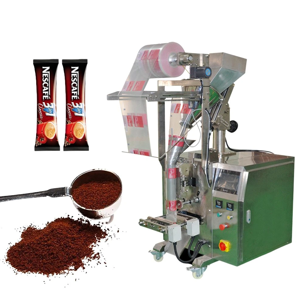 100g Detergent Laundry Collector of Powder 4 Heads Weight Mix Screw Auger Sachet Chocolate Coco Coffee Powder Packing Machine