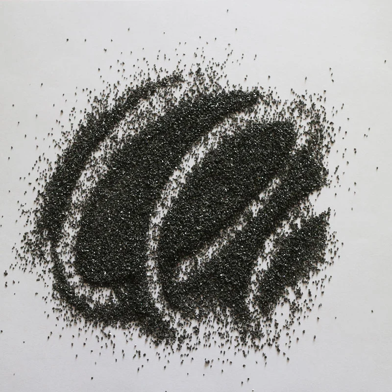 High Hardness Abrasive / Polishing Material 36/46/60 Mesh Black Silicon Carbide (SiC Content 88%/ 90%/97%) Grains / Powder for Grinding