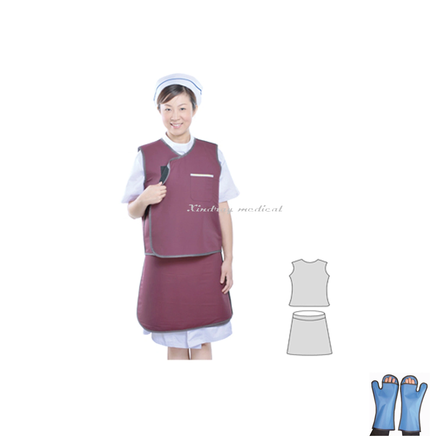 Factory Directly Sell Mode X Ray Protective Lead Apron Set with Radioactive Shielding with Good Quality