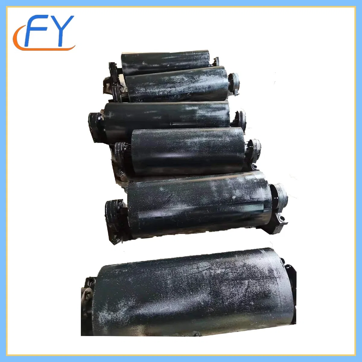 Conveyor Drum Electric Head Conveyor Pulley Driving Motor Drum Carrying Roller for Mine Industries