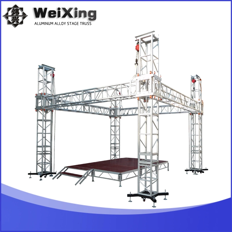 Weixing Aluminum Spigot Pin Truss System, Stage Truss. Lighting Truss for Event Stage Equipment