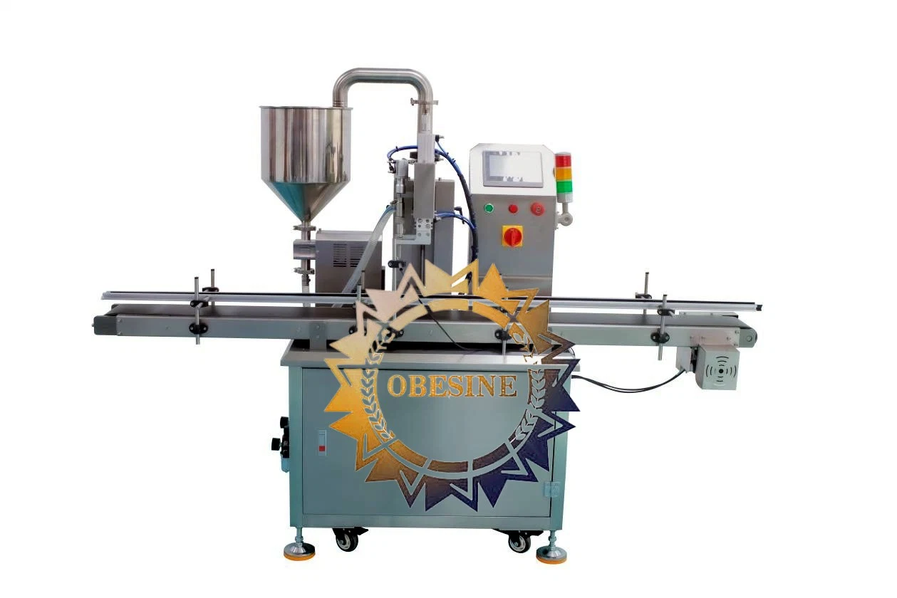 Large Volume Liquid Paste Sauce Rotor Pump Transfer Machine with Stainless Steel Mixing Tank