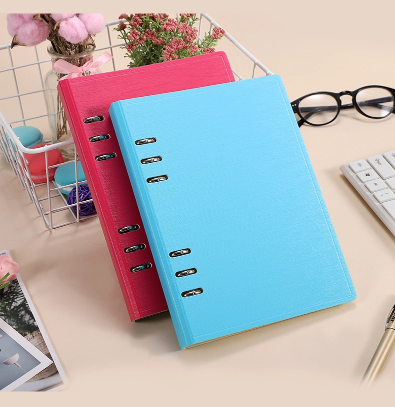 Hot-Sale Office Supplier Waterproof Hard-Cover Refillable 6-Ringbinder Notebook-A5