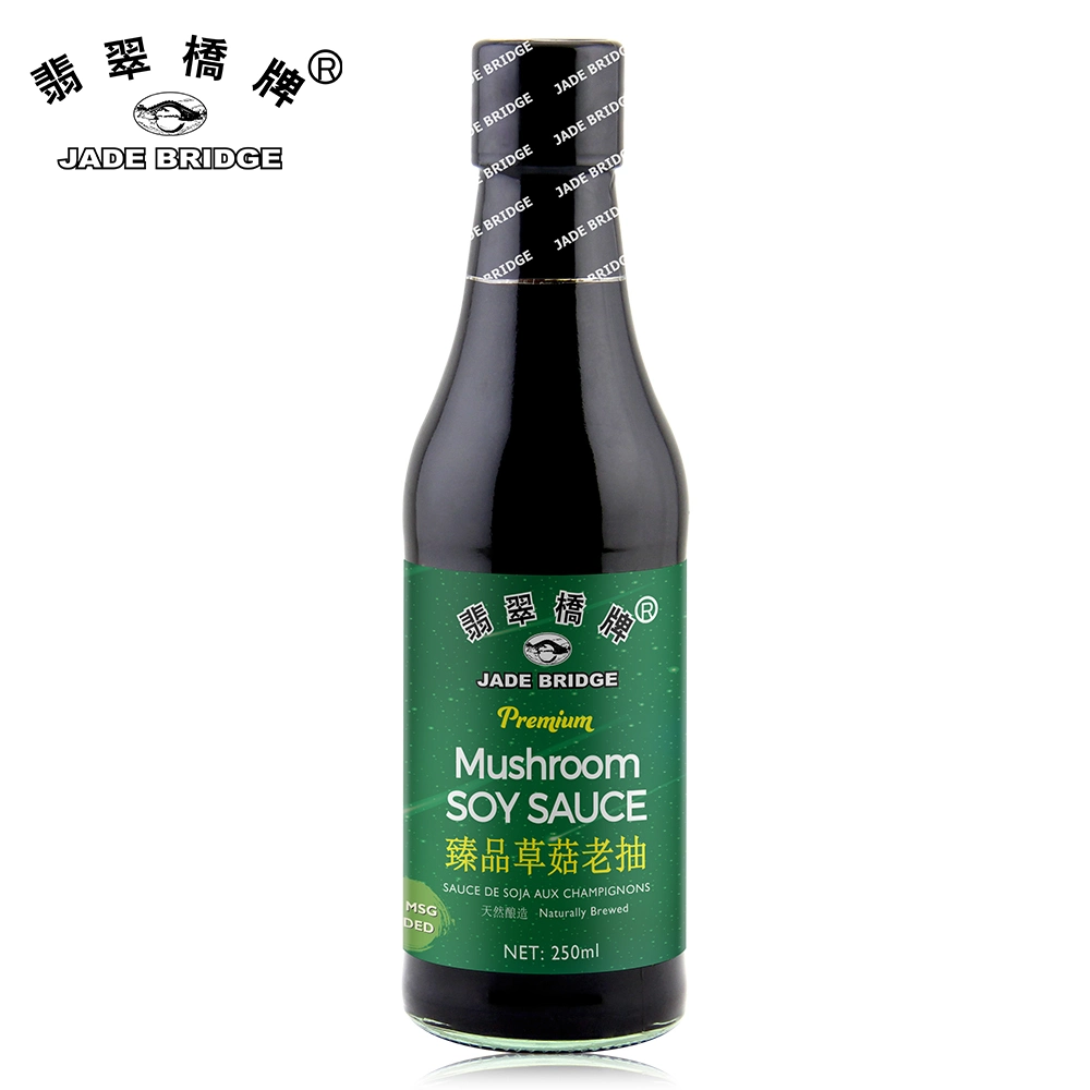 Pilzsauce Premium Dark Soy Sauce 625 Ml Jade Bridge Marke natürlich gebraute Halal/BRC/HACCP/ISO/FDA-zertifizierte Würzmischung