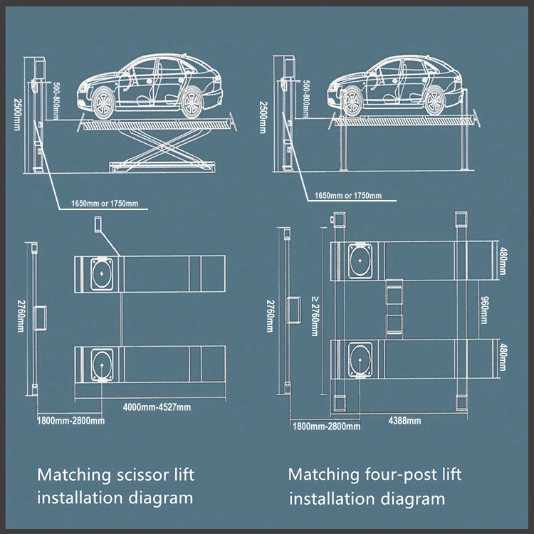 Sistema de fácil funcionamiento rentable del paralelismo de la máquina para taller de coches