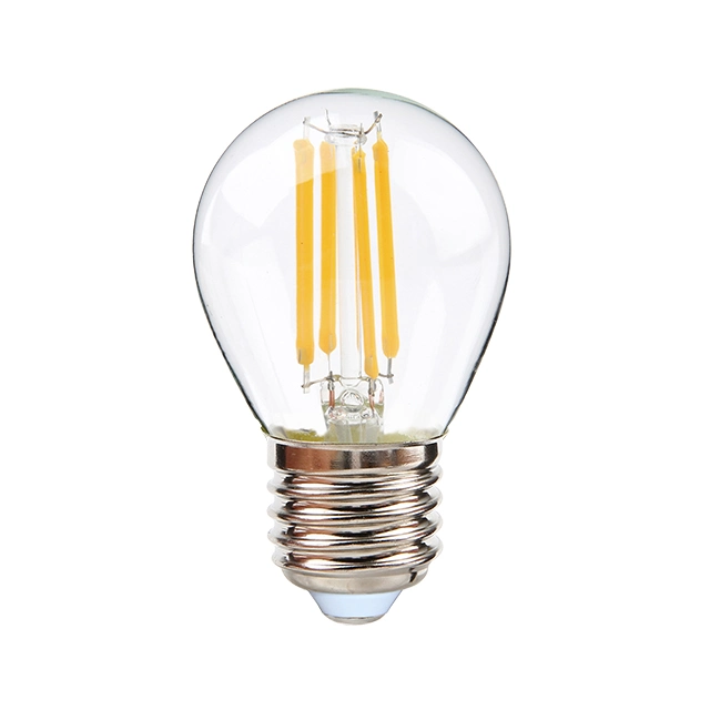 LED Candle Lamp G45 220-240V 7W 1000lm E27 Home Lighting Glass Bulb LED Filament Bulb