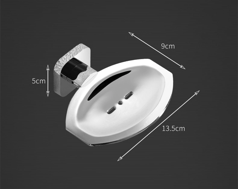 Modisches Design Wand montiert Messing und Glas Seifenhalter Seifenschale