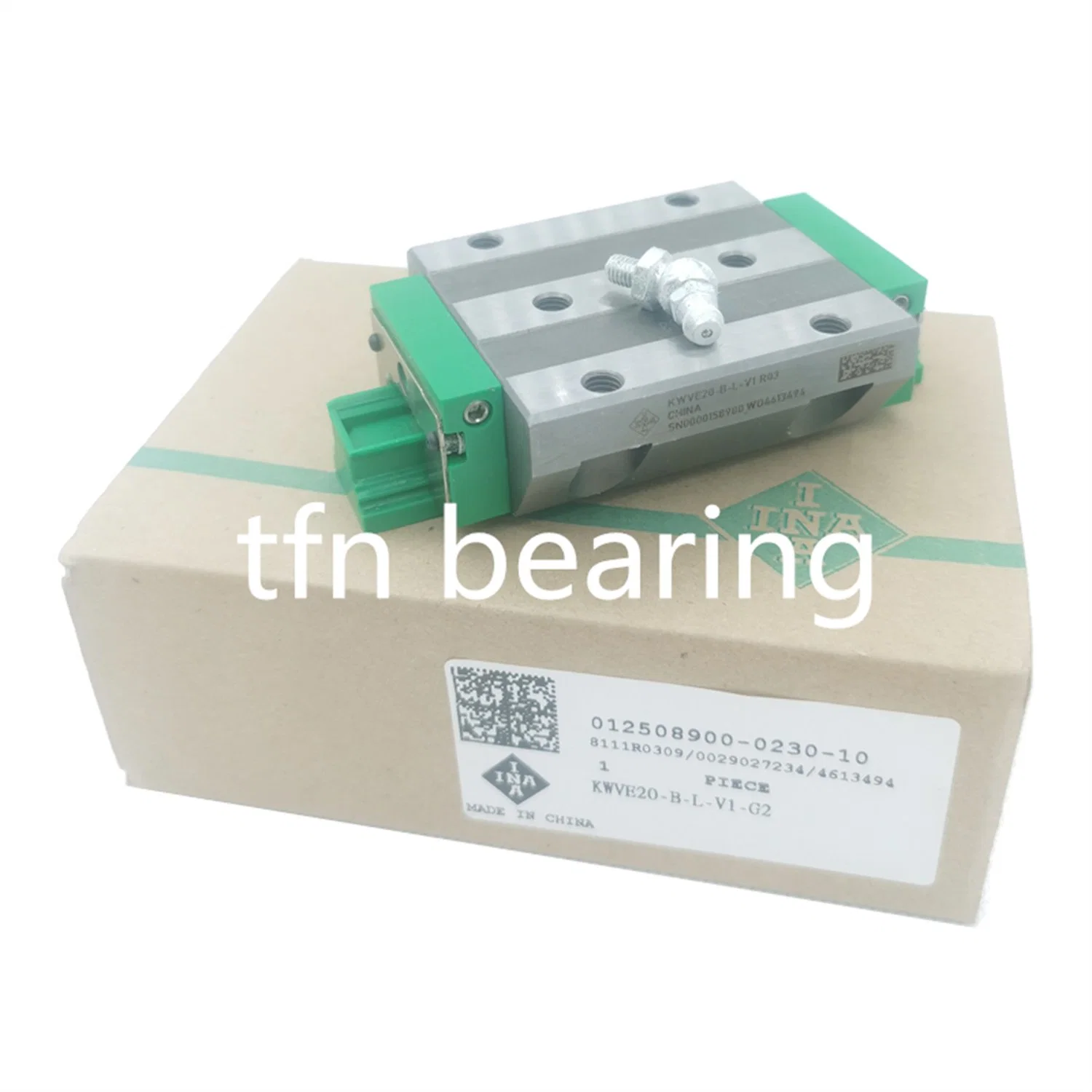 Linear Plain Bearing Unit Kwve20-B-L-V1-G2 INA Standard Carriage Four-Row Full Complement Ball Set