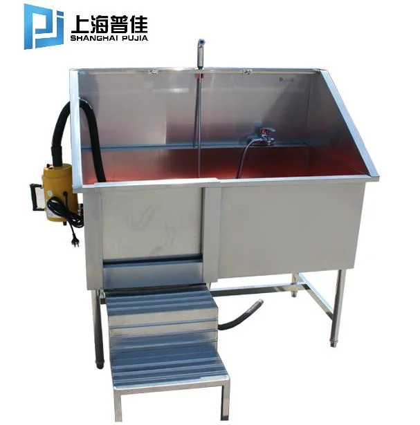 Medical 304 Stainless Steel Veterinary Animal Cleaning Tub