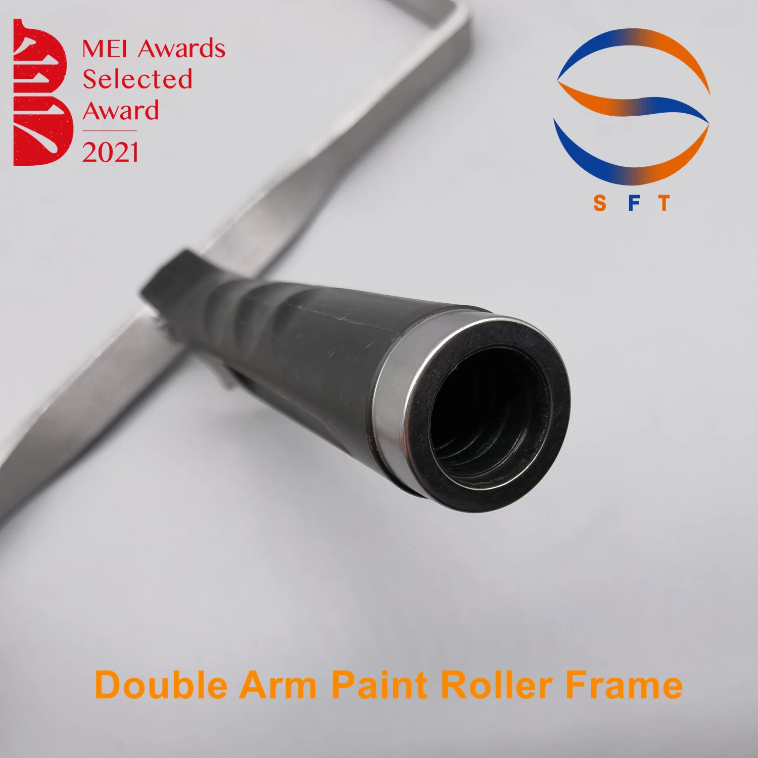 12 Inch Aluminium Double Arm Frame with Threaded Plastic Handle