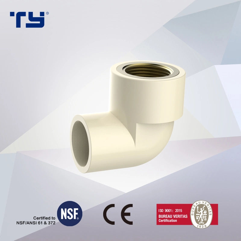 Hot and Cold Water Plastic Fitting ASTM D2846 Standard Plastic/CPVC/Era/Pressure Connector Pipe Fittings