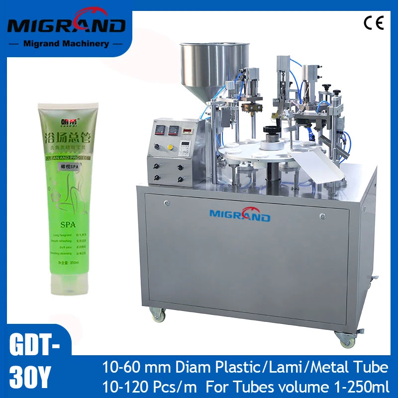 Semi Automatic Waist& Belly Weight Losing Cream Tube Filling and Sealing Machine