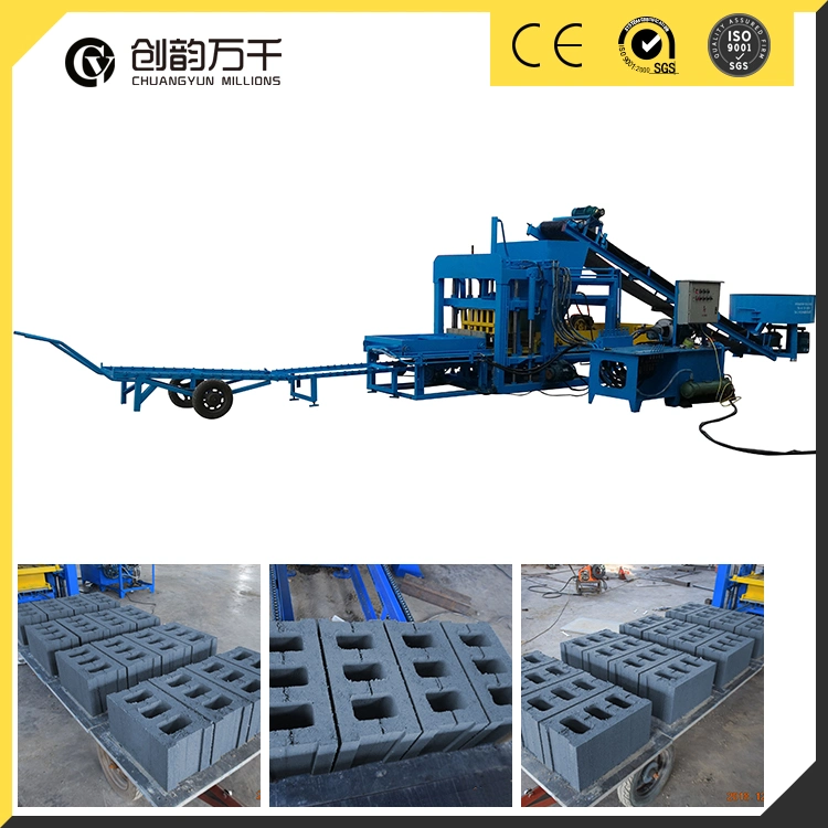 Hot Selling Qt 4-18 Hydraulic Pressure Concrete Paving Block Machine