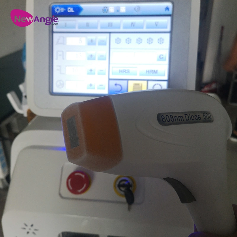 La piel negra 3 ondas IPL Cabello Eliminación permanente del láser Nd YAG Laser IPL profesional para el cuerpo