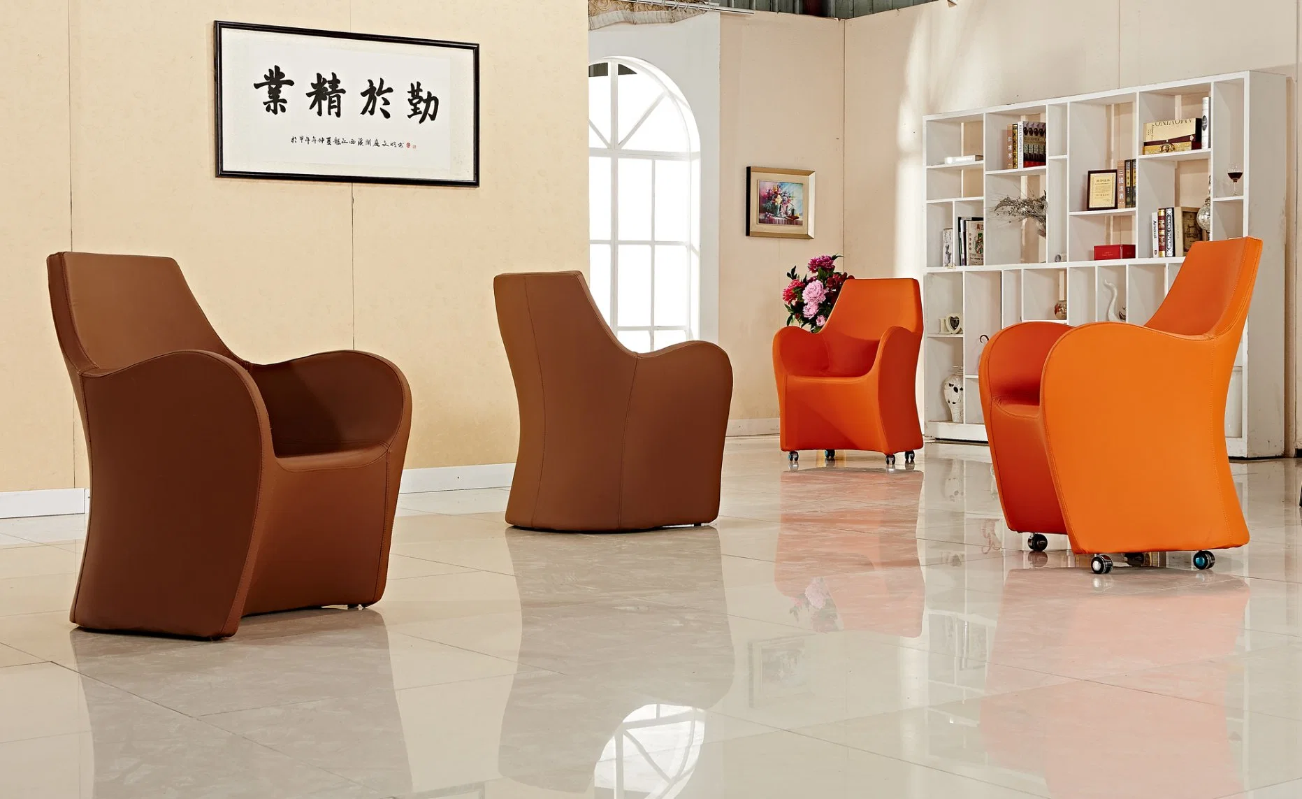 Meeting Room or Coffee Bar or Beauty Salon Single Chair Single Sofa Office Furniture