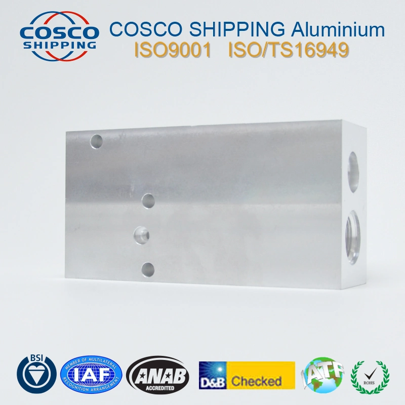 Aluminium/Aluminum Extrusion Profile with CNC Machining (ISO9001: 2015 certified)