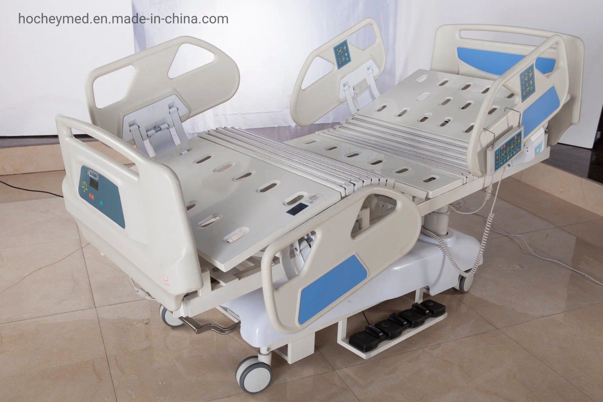 China Luxury 7 Functions Hospital Bed Hospital Bed Prices Fully Adjustable Electric ICU Bed