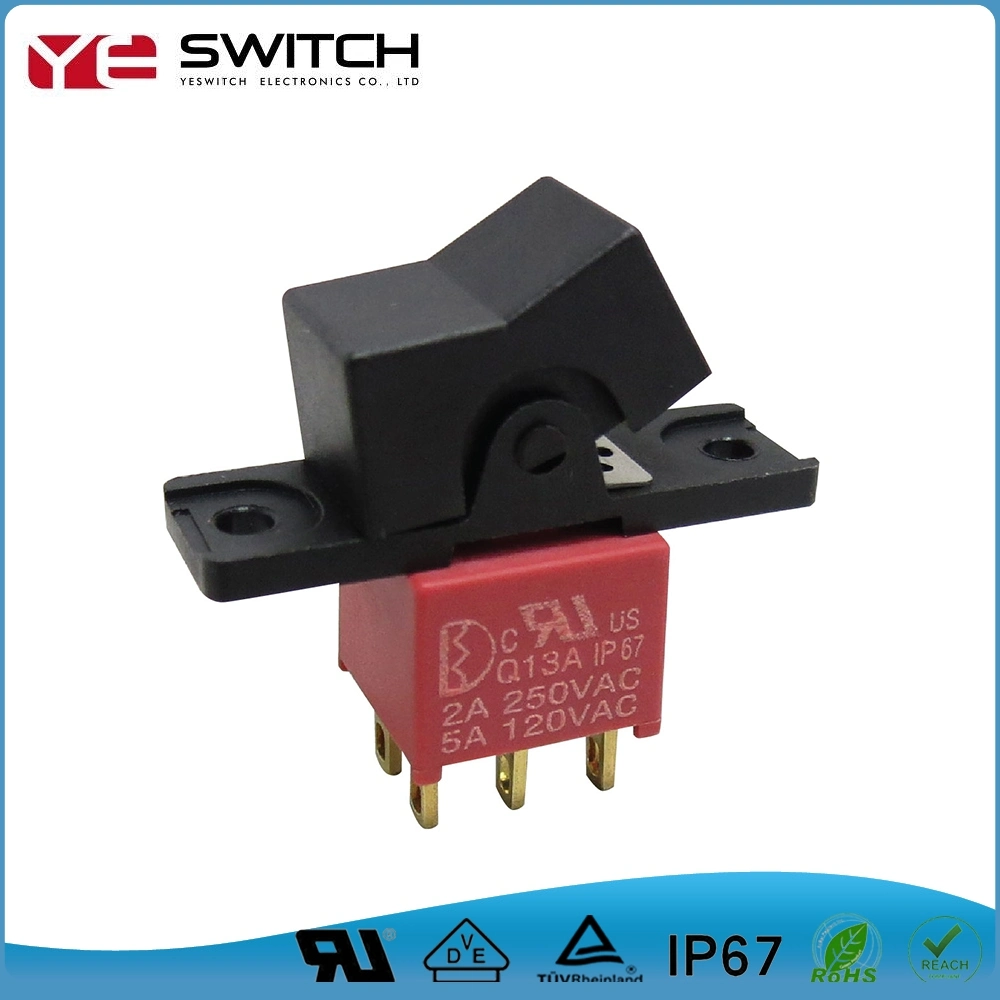 Normally Close Golden Plated Power Rocker Switch for Remote Control