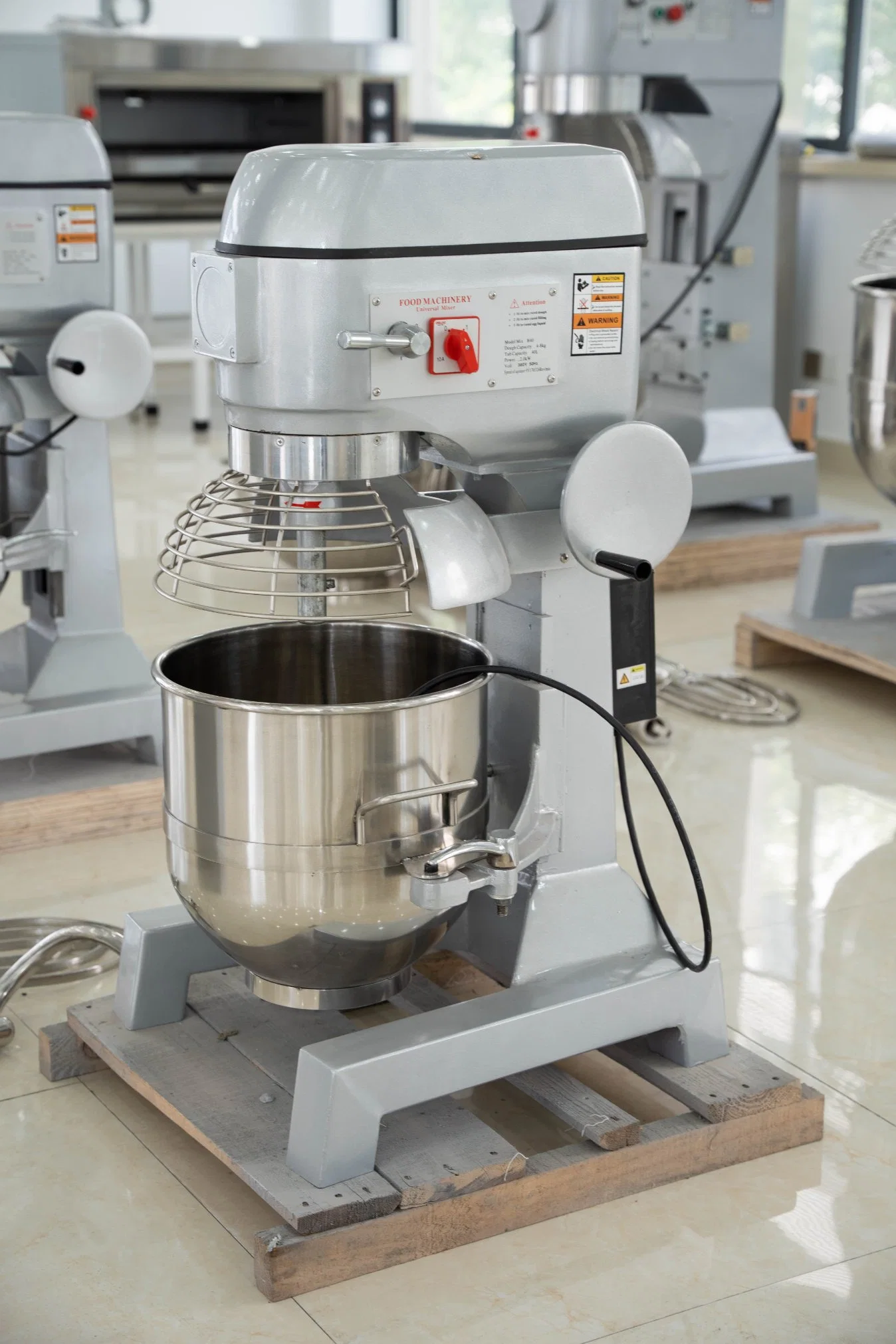 Industrial Commercial Bread Spiral Horizontal 20 30 Litre Electric Stainless Steel Dough Mixer