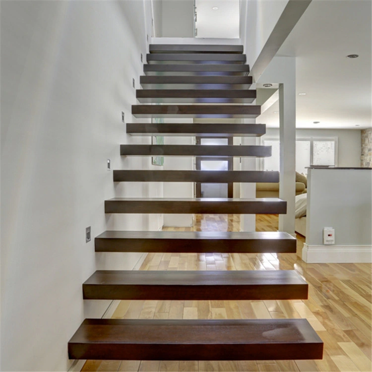Escalera interior Casa moderna Residencial Escaleras de acero/ escalera flotante
