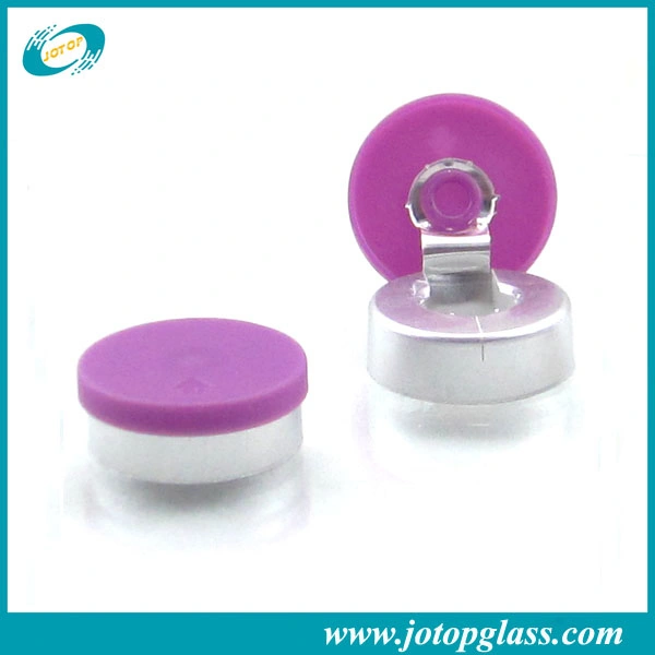 2r 2ml Tubular Injection Clear Glass Vial with Rubber Stopper and Aluminum-Plastic Cap