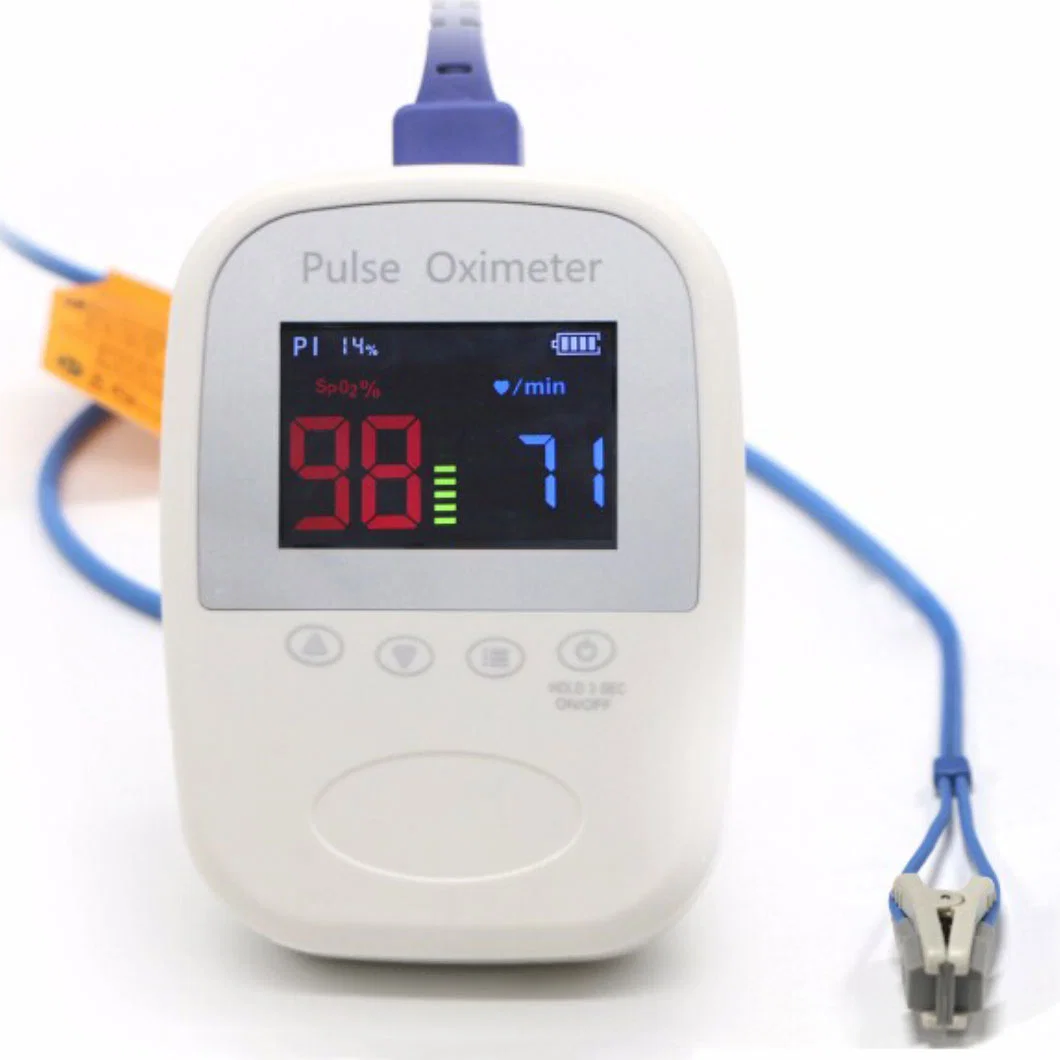 Rechargeable Durable Veterinary Monitoring Device Handheld Pulse Oximeter