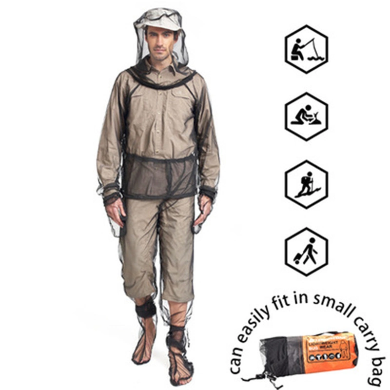 Traje de malla Anti-Mosquito Unisex insecto Ropas de protección para la pesca Bl19415