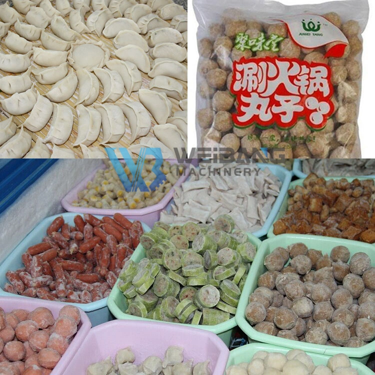 Quick-Frozen Dumplings Automatic Multi-Head Weigher Packing Machine System