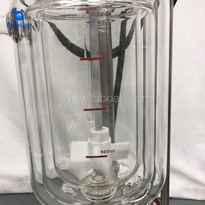 Laboao 1-5L Three-Layer Jacketed Glass Reactor Labratory Equipment Price