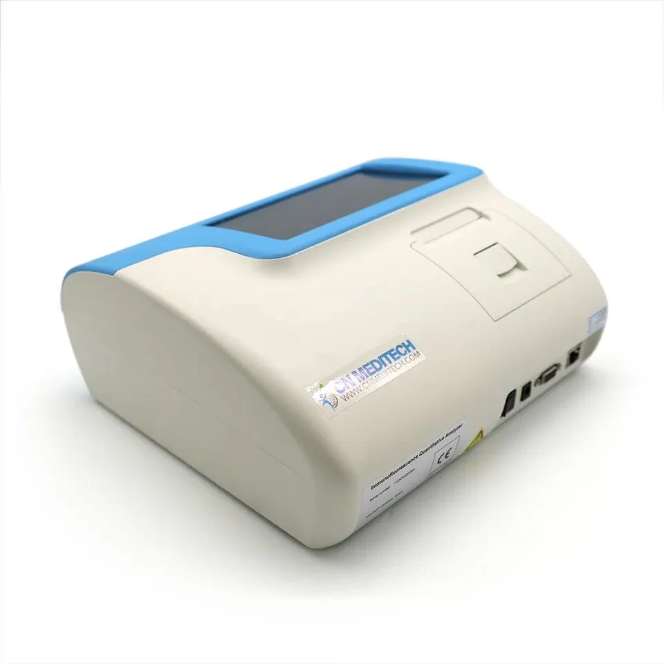 Medical 7inch Touch Quantitative Fluorescence Analizador de inmunoensayo POCT