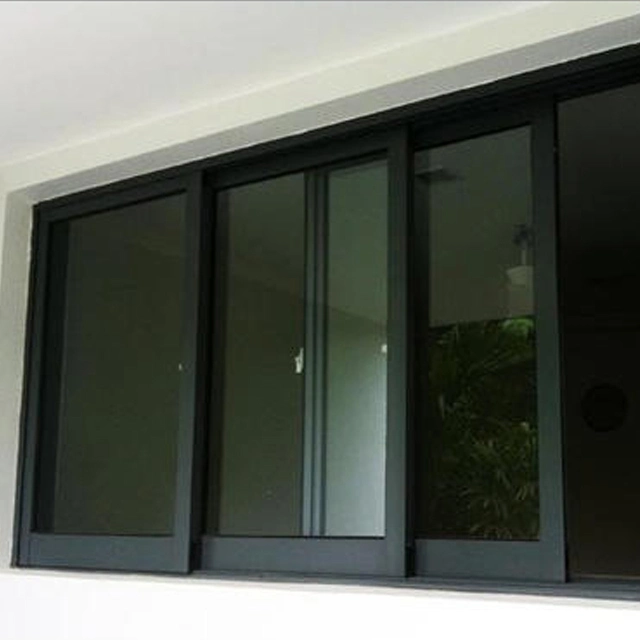 Horizontal Non-Thermal Break Customized Size Aluminum Sliding Window