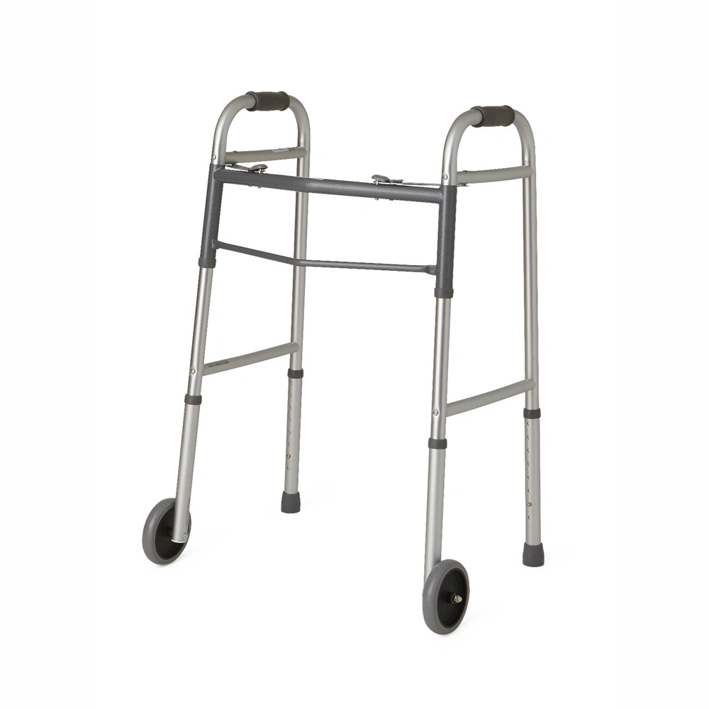 Aluminum Folding Wheeled Walker for The Elderly