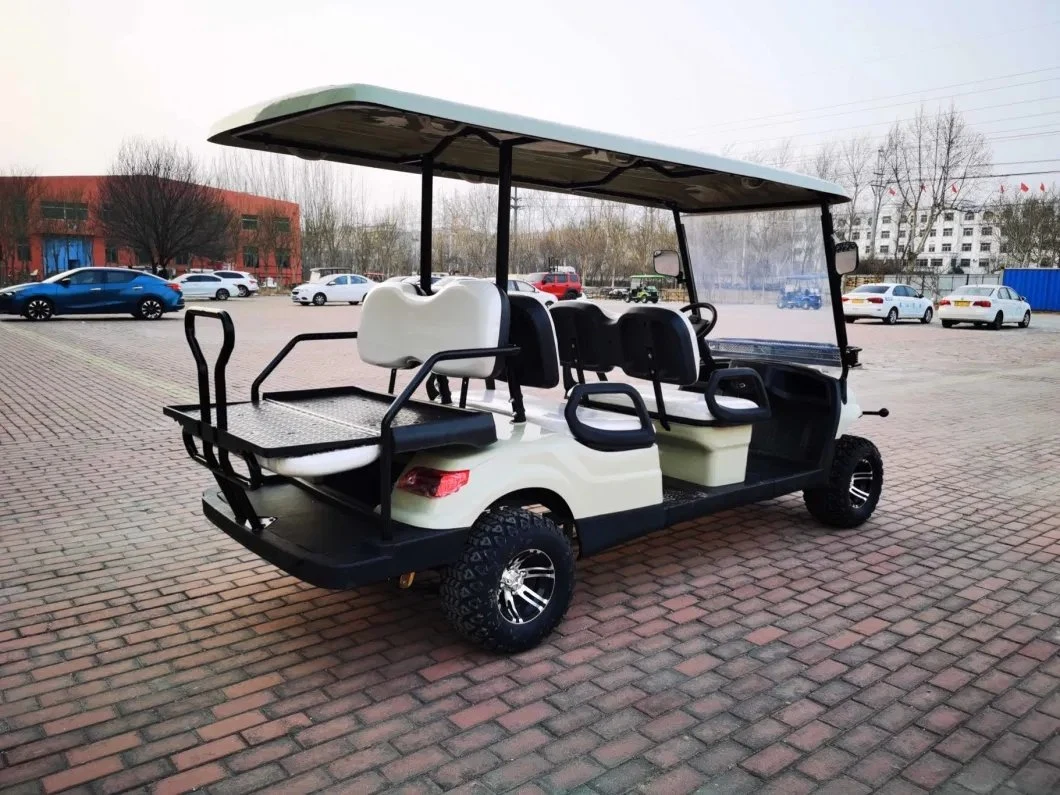 Factory Direct 6 asientos de coche de golf eléctrico con caja de carga