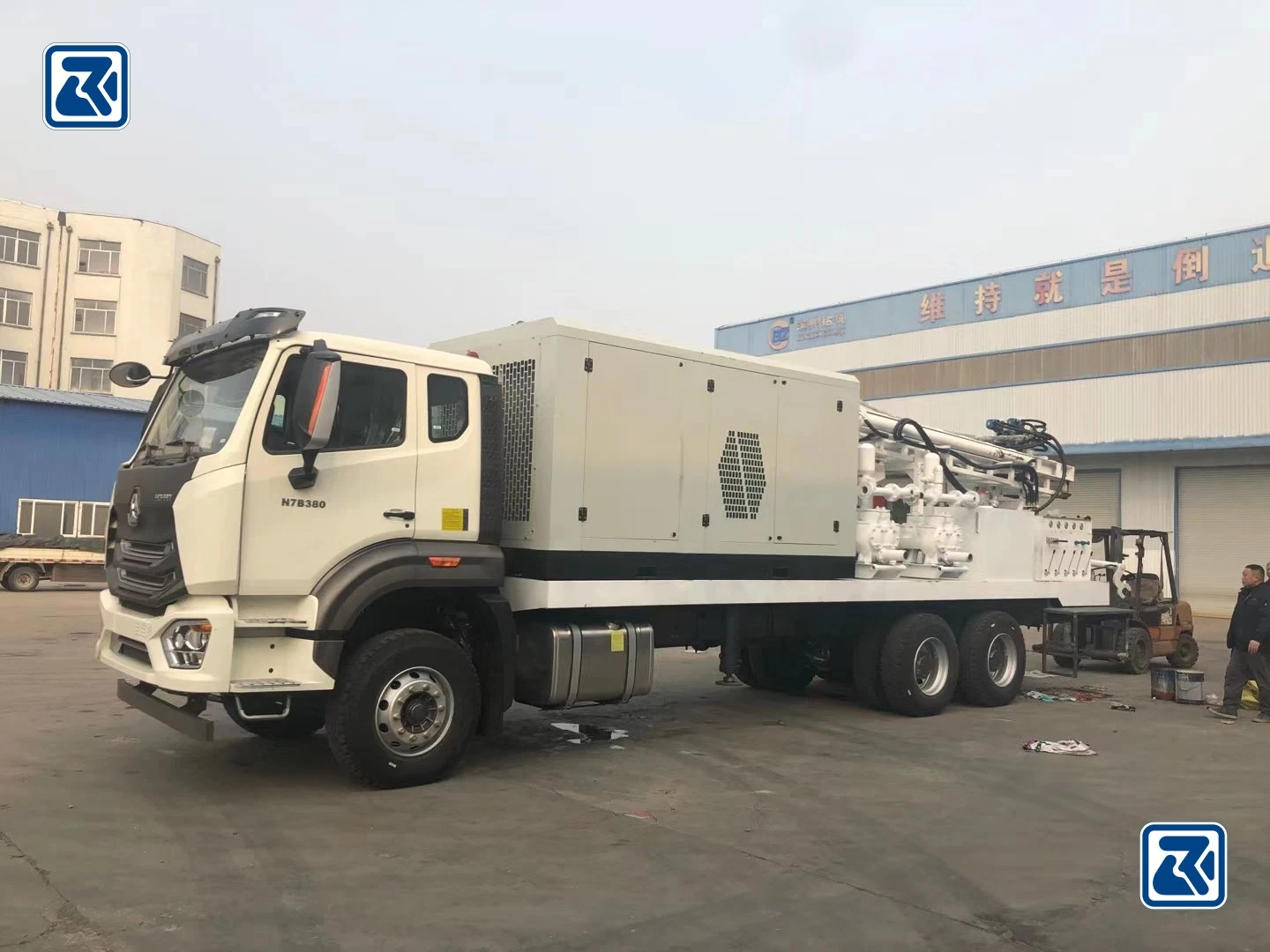 Sinotruk HOWO E7 Hohan Water Well Drilling Truck Deep Water Well Drilling Truck