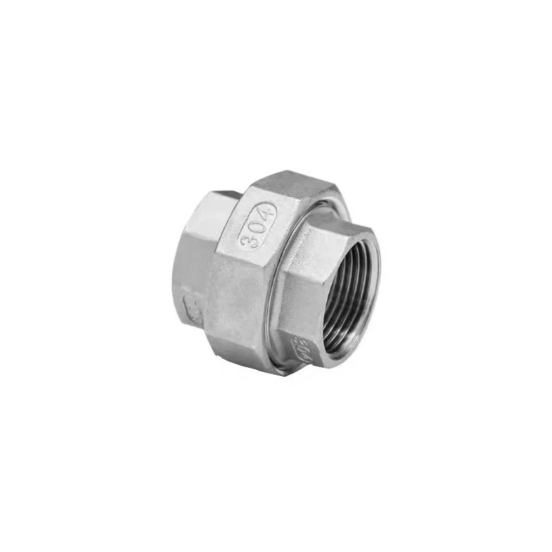 Wenzhou Industrial Ss201/304/316 Stainless Steel Female Threaded Pipe Fitting Joint Union